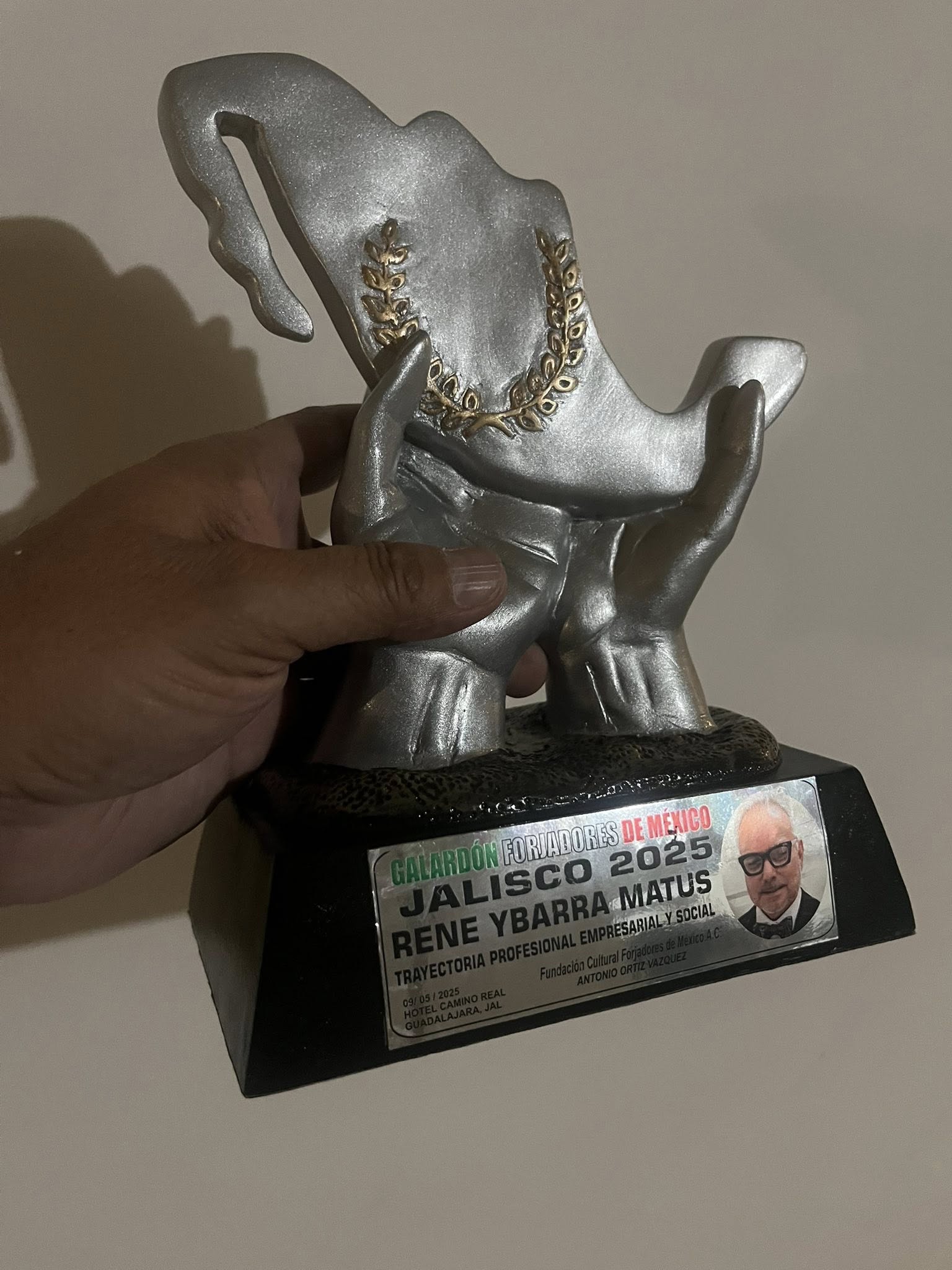 Fotografía del premio de The Fox 1
